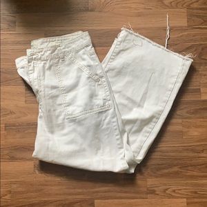 Cotton on white wide Jeans